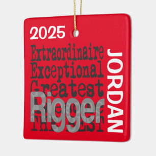 Rigger Extraordinaire CUSTOM Keramikornament