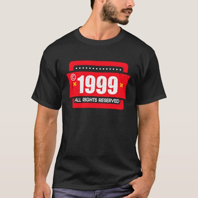 right 1999 All Rights Reserve T-Shirt (Vorderseite)