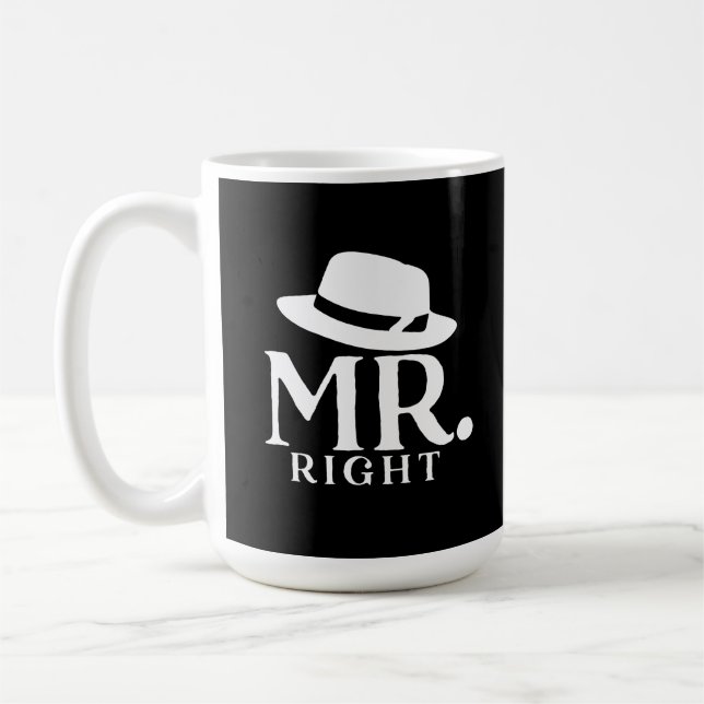 Right Coffee Tasse - Witziges Zitat Geschenk für i (Links)