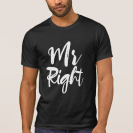 Right Groom Spaß Just Married T-Shirt
