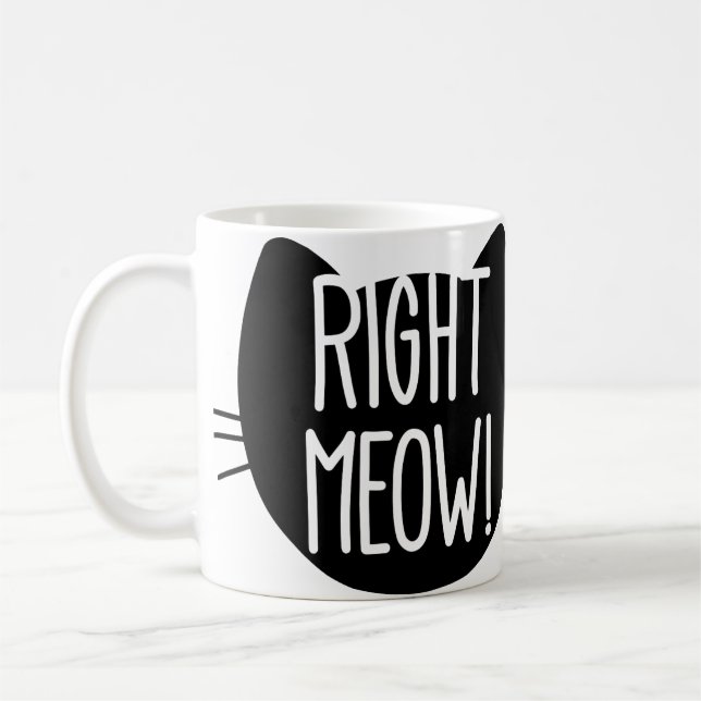 _right Meow! Tasse (Links)