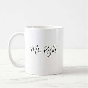 Right Script Tasse Wedding Gift