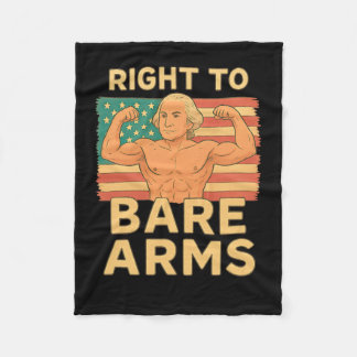 Right To Bare Arms Funny 4th Of July Gym Workout T Fleecedecke