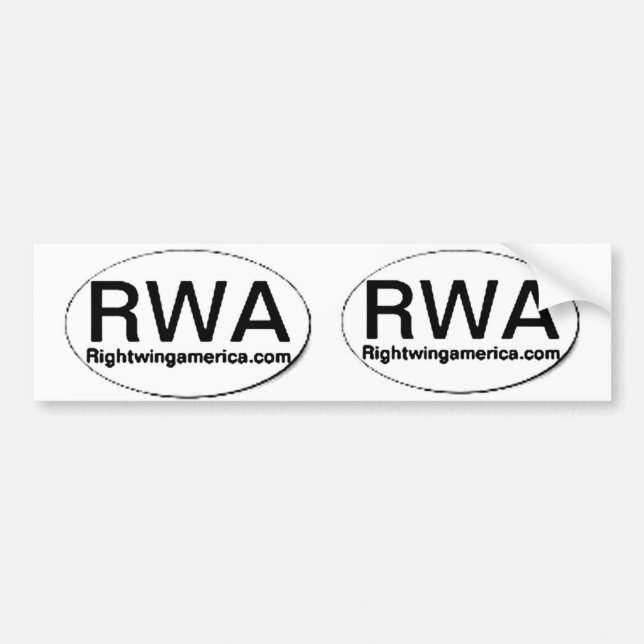 Rightwingamerica.com Autoaufkleber (Vorne)