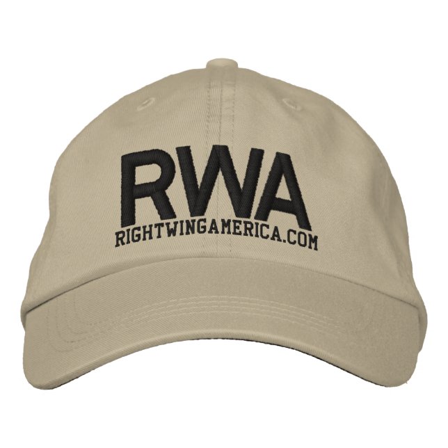 Rightwingamerica.com Hat Bestickte Kappe (Vorderseite)