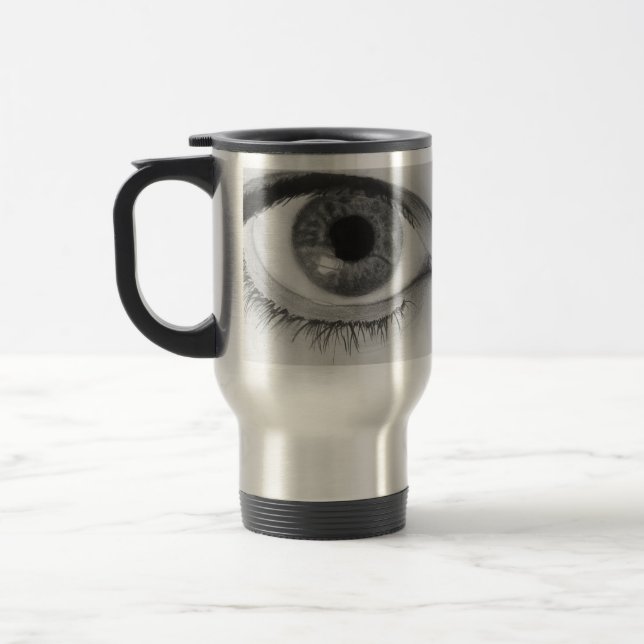 Righty-All-Sehende Augen-Tasse Reisebecher (Links)