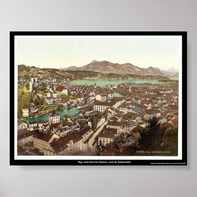 Rigi, Luzern, Schweiz Poster (Vorne)