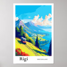 Rigi Schweiz Reisen Vintage Kunst, Dichtung und Mu