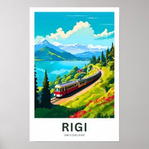 Rigi Switzerland Travel Print Poster