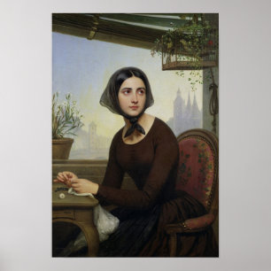 Rigolette Trying to Distract herself Poster