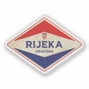 Rijeka Vintag Aufkleber