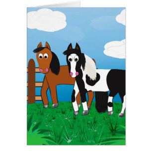 Riki und J.R. Postkarte