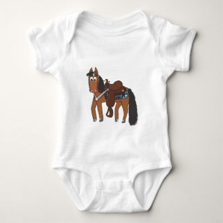 Riki Westernpferd Baby Strampler