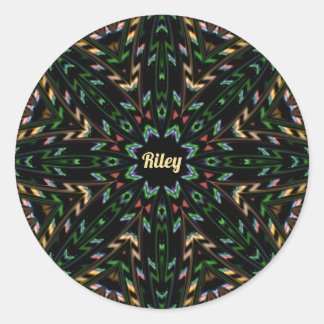 RILEY ~ INTERGALACTISCHE mehrfarbige Aufkleber ~