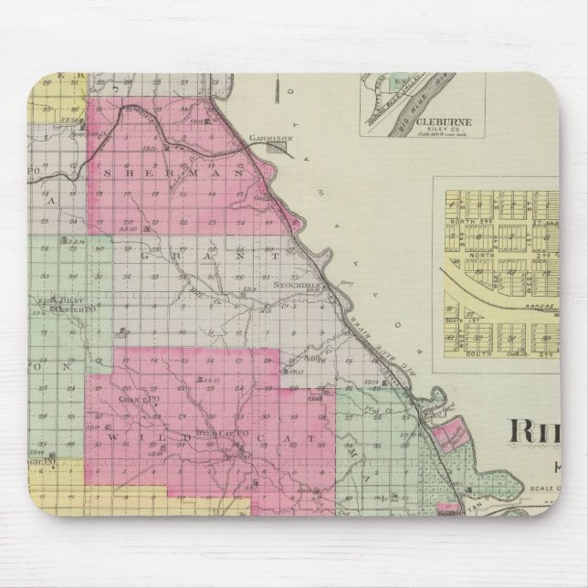 Riley Landkreis, Kansas Mousepad (Vorne)