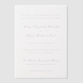 Riley Navy Blue Elegant Wedding