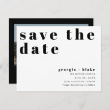 RILEY Retro Bold Zurzeit Save the Date