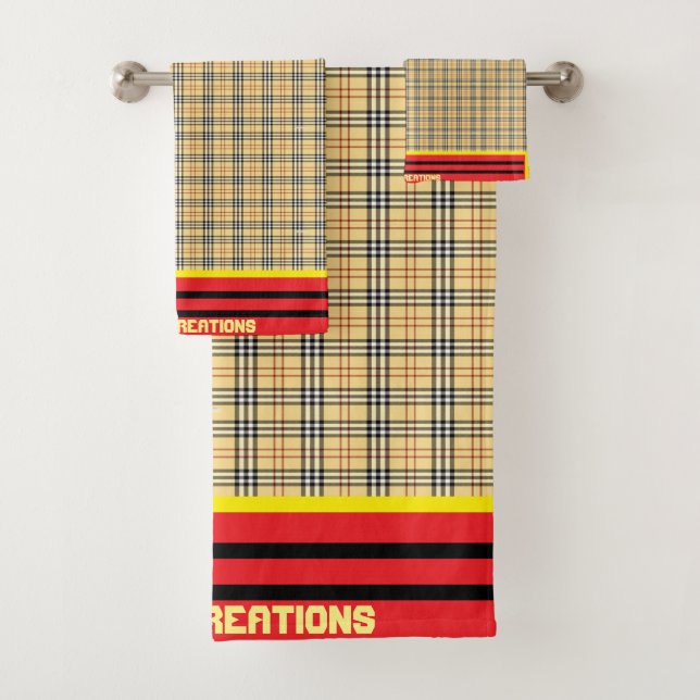 Rilla Kariert Badhandtuch Set (Insitu)