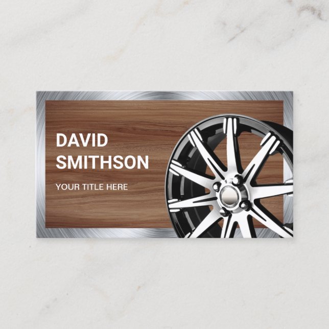 Rim Mechanical Wheel Rim Visitenkarte (Vorderseite)