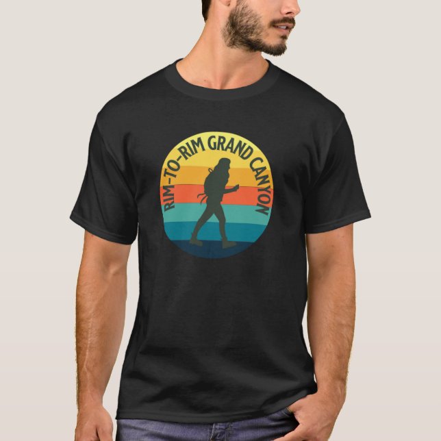 Rim to Rim Hike Grand Canyon Hiking family funny T-Shirt (Vorderseite)