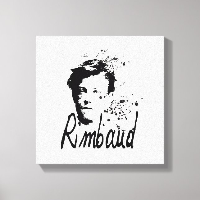 RIMBAUD - Leinwand für Grafik (Vorderseite)