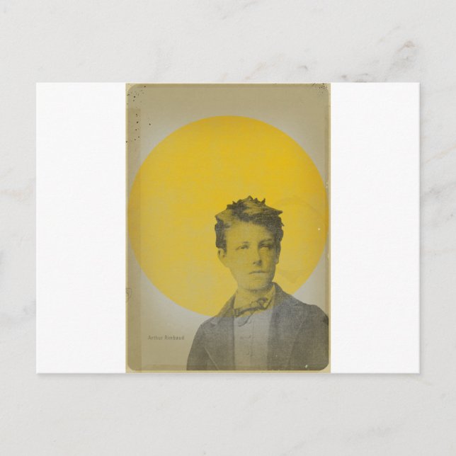 Rimbaud Postkarte (Vorderseite)