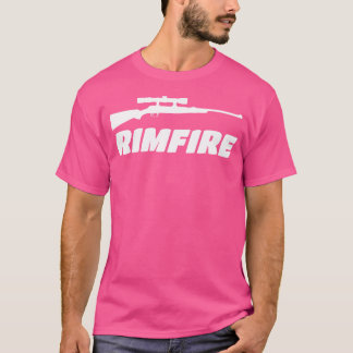 Rimfire-22Lr-Gewehr, das bei der Jagdfahne der Rif T-Shirt