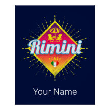 Rimini Emilia-Romagna Italien Retro Sunset Vintag