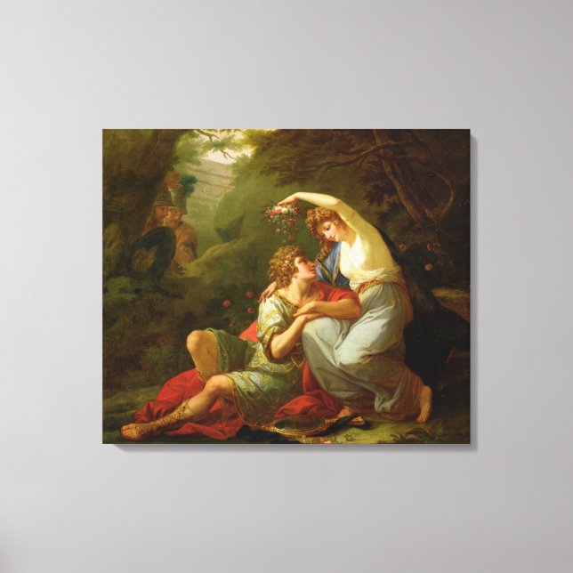 Rinaldo und Armida, 1771 (Öl auf Leinwand) Leinwanddruck (Vorderseite)