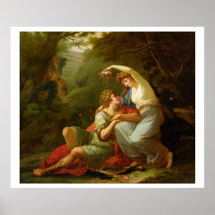 Rinaldo und Armida, 1771 (Öl auf Leinwand) Poster