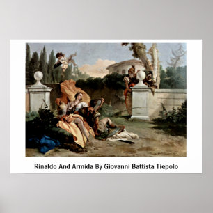 Rinaldo und Armida von Giovanni Battista Tiepolo Poster