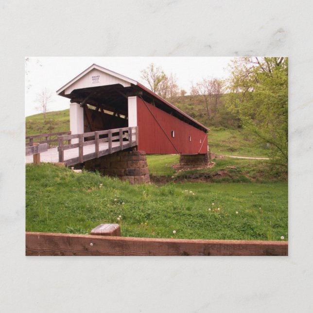 Rinard Covered Bridge Postcard Postkarte (Vorderseite)