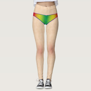 Rinbow Bikini und Hautfäule Leggings