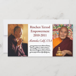 Rinchen Terzod Empowerment Card