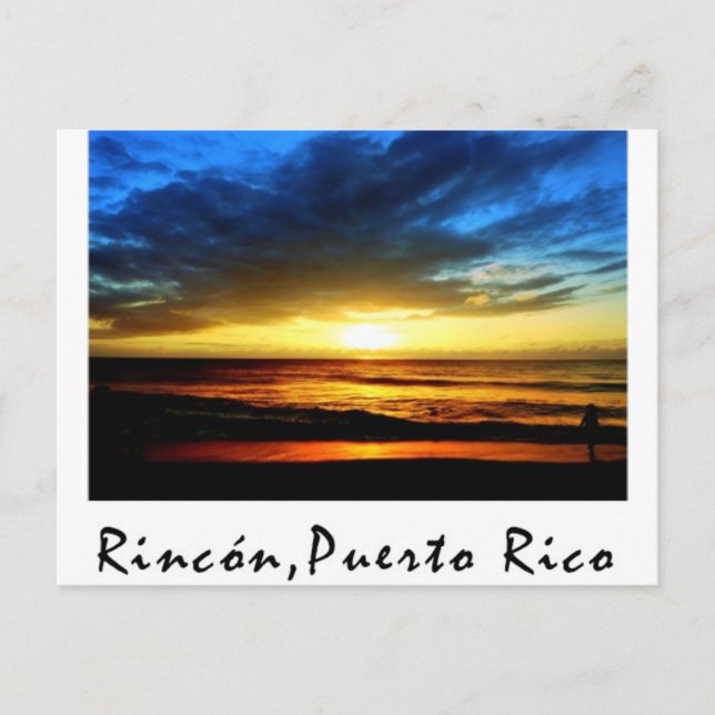 Rincón Beach Puerto Rico Postkarte (Vorderseite)