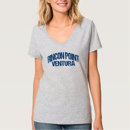 Rincon Point Ventura Kalifornien Retro-Surf-Welle T-Shirt