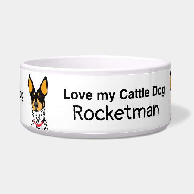 Rind Hund Heeler Napf (Vorderseite)