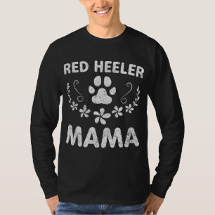 Rind Hund Lover Besitzer Funny Hund Mama Gift Red T-Shirt