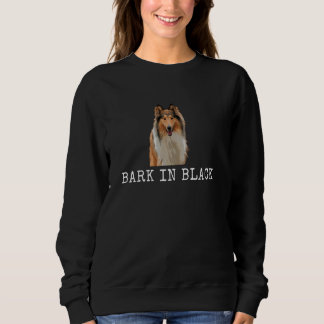 Rinde in Black Funny Dog Vater und Hund Mama Sweatshirt