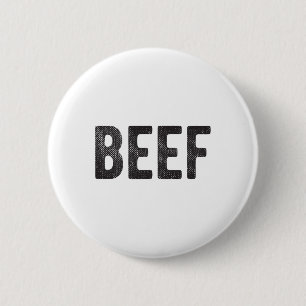 Rindengeschenk für Männer Grillen Fleischliebhaber Button