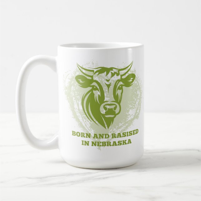 Rinder geboren und aufgezogen kaffeetasse (Links)
