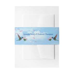 Rinder, Honeysuckles und Hummingbirds Einladungsbanderole