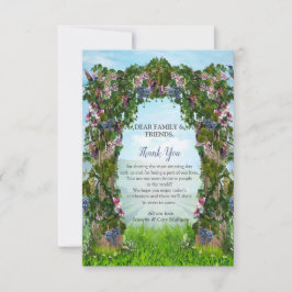 Rinder, Honeysuckles und Hummingbirds RSVP Karte