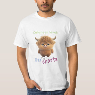 Rinder Kutness Level Niedlich Adortable Funny Zita T-Shirt