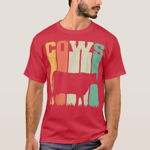 Rinder Milchbetrieb Tierischer Bauer Weinbau T-Shirt