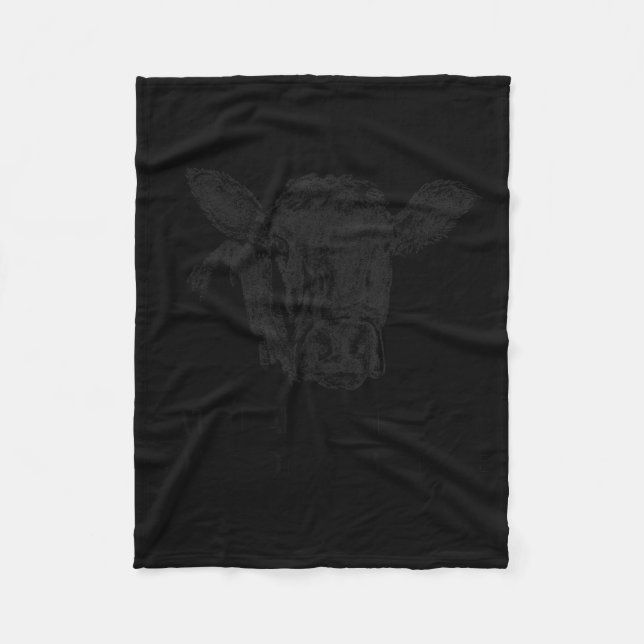 Rinder sind Vegetarier, also müssen Sie es nicht s Fleecedecke (Vorderseite)