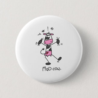 Rinderwahn-T-Shirts und Geschenke Button