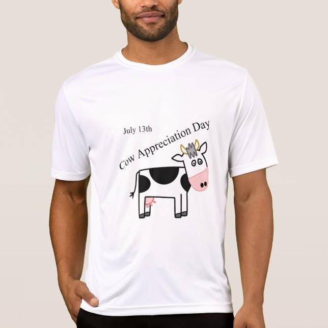 Rinderwertschätzung Tag T Shirt (Vorderseite)