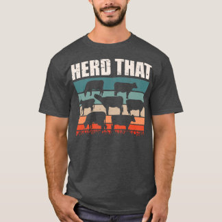 Rinderzucht I Kuh Bauer in der Landwirtschaft T-Shirt