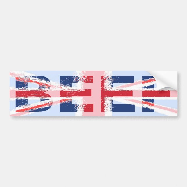 Rindfleisch, Briten, selbstverständlich Autoaufkleber (Vorne)